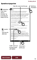 Предварительный просмотр 56 страницы Sony PRS-950 - Reader Daily Edition&trade User Manual