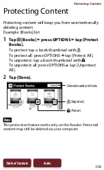 Предварительный просмотр 108 страницы Sony PRS-950 - Reader Daily Edition&trade User Manual