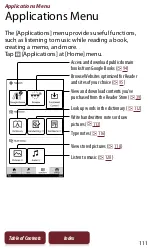 Предварительный просмотр 111 страницы Sony PRS-950 - Reader Daily Edition&trade User Manual