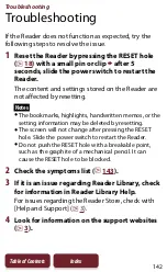 Preview for 142 page of Sony PRS-950 - Reader Daily Edition&trade User Manual