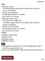 Preview for 240 page of Sony PRS-T1 User Manual