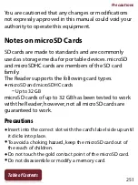 Preview for 251 page of Sony PRS-T2BC User Manual