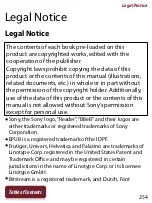 Preview for 254 page of Sony PRS-T2BC User Manual