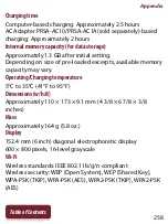 Preview for 258 page of Sony PRS-T2BC User Manual