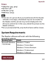 Preview for 261 page of Sony PRS-T2BC User Manual