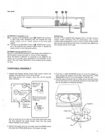 Предварительный просмотр 5 страницы Sony PS-FL7II - Stereo Turntable Operating Instructions Manual