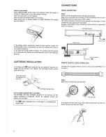 Предварительный просмотр 6 страницы Sony PS-FL7II - Stereo Turntable Operating Instructions Manual