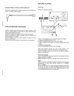 Предварительный просмотр 7 страницы Sony PS-FL7II - Stereo Turntable Operating Instructions Manual