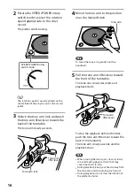 Предварительный просмотр 16 страницы Sony PS-HX500 Operating Instructions Manual