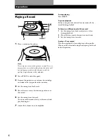 Preview for 6 page of Sony PS-J20 Operating Instructions Manual