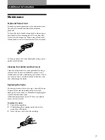 Preview for 7 page of Sony PS-J20 Operating Instructions Manual