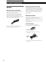 Preview for 14 page of Sony PS-LX250H Operating Instructions Manual