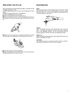 Preview for 7 page of Sony PS-LX2C Operating Instructions Manual