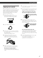 Предварительный просмотр 5 страницы Sony PS-LX300H Operating Instructions Manual