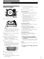 Preview for 17 page of Sony PS-LX350H Operating Instructions Manual