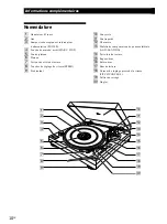 Preview for 20 page of Sony PS-LX350H Operating Instructions Manual