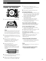 Preview for 27 page of Sony PS-LX350H Operating Instructions Manual