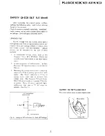 Preview for 3 page of Sony PS-LX430 Service Manual