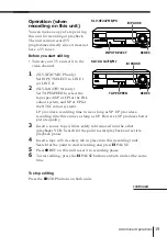 Preview for 19 page of Sony PS one Operating Instructions Manual