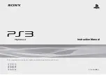 Preview for 1 page of Sony PS3 CECH-2002A Instruction Manual