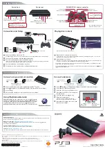Sony PS3 CECH-4006 Quick Start Manual preview