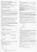 Предварительный просмотр 2 страницы Sony PS3 CECH-ZCM1U Instruction Manual