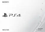 Sony PS4 CUH-1102A Safety Manual preview