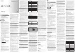 Предварительный просмотр 1 страницы Sony PS4 PRO CUH-7215B Safety Manual