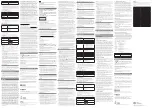 Предварительный просмотр 2 страницы Sony PS4 PRO CUH-7215B Safety Manual