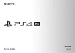 Sony PS4 Pro CUH-7216B Safety Manual preview