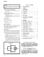 Preview for 2 page of Sony Psyc ZS-YN7 Service Manual