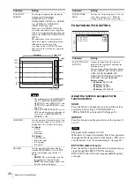 Preview for 26 page of Sony PVM-2541 PVM-1741 PVM-740 LMD-2451W LMD-1751W LMD-4251TD LMD-2451TD LMD-2341W LMD-2041W LMD-1541W LMD-940W LMD-1530W LMD-2110W L Operating Instructions Manual