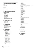 Preview for 20 page of Sony PVM-741 Operating Instructions Manual