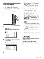 Preview for 21 page of Sony PVM-X550 Operating Instructions Manual