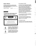 Preview for 2 page of Sony PVW-2650 Operating Instructions Manual