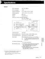 Preview for 71 page of Sony PVW-2650 Operating Instructions Manual