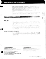 Предварительный просмотр 9 страницы Sony PVW-2800 Operating Instructions Manual