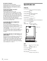 Preview for 36 page of Sony PWS-100MG1 Operation Manual