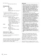 Preview for 26 page of Sony PWS-110CM1 Operation Manual