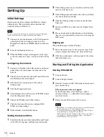 Preview for 14 page of Sony PWS-110MG1 Operation Manual