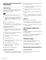 Preview for 14 page of Sony PWS-110PR1 Operation Manual