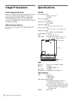 Preview for 16 page of Sony PWS-110PR1 Operation Manual