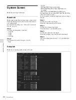 Предварительный просмотр 20 страницы Sony PWS-4400 Operation Manual