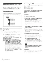 Предварительный просмотр 38 страницы Sony PWS-4400 Operation Manual