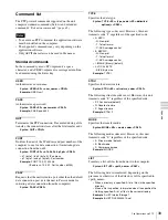 Предварительный просмотр 39 страницы Sony PWS-4400 Operation Manual