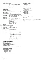 Preview for 60 page of Sony PWS-4500 Operation Manual