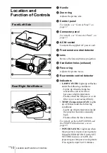 Preview for 10 page of Sony PX35 Operating Instructions Manual