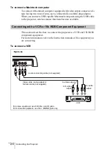 Preview for 20 page of Sony PX35 Operating Instructions Manual