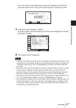 Preview for 27 page of Sony PX35 Operating Instructions Manual