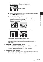 Preview for 29 page of Sony PX35 Operating Instructions Manual